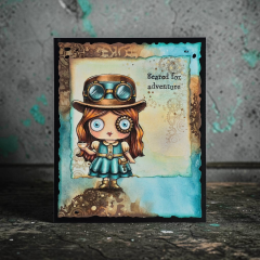 Clear Stamps Nr. 1372 - Steam & Wonder - Geared For Adventure by Janet Klein