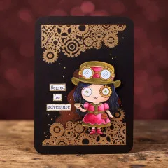 Clear Stamps Nr. 1372 - Steam & Wonder - Geared For Adventure by Janet Klein