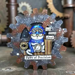 Clear Stamps Nr. 1373 - Steam & Wonder - Precision Paws by Janet Klein