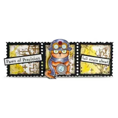 Clear Stamps Nr. 1373 - Steam & Wonder - Precision Paws by Janet Klein