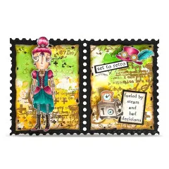 Clear Stamps Nr. 1375 - Steam & Wonder - Steaming Dee by Janet Klein
