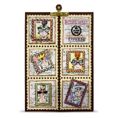 Clear Stamps Nr. 1378 - Post & Ink - Miss Dee First Class by Janet Klein