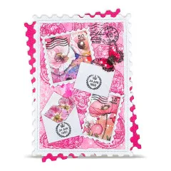 Clear Stamps Nr. 1378 - Post & Ink - Miss Dee First Class by Janet Klein
