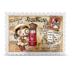 Clear Stamps Nr. 1378 - Post & Ink - Miss Dee First Class by Janet Klein