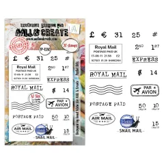 Clear Stamps Nr. 1380 - Post & Ink - Postal Bits by Janet Klein