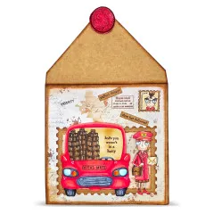 Clear Stamps Nr. 1380 - Post & Ink - Postal Bits by Janet Klein