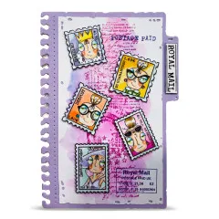 Clear Stamps Nr. 1380 - Post & Ink - Postal Bits by Janet Klein