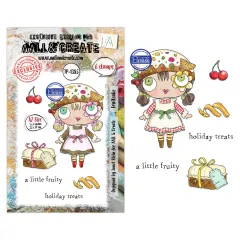 Clear Stamps Nr. 1385 - Season Of Sparkle - Fruitcake by Janet Klein