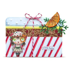 Clear Stamps Nr. 1385 - Season Of Sparkle - Fruitcake by Janet Klein
