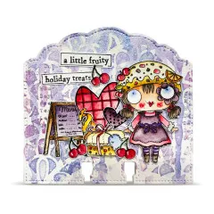 Clear Stamps Nr. 1385 - Season Of Sparkle - Fruitcake by Janet Klein