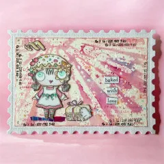 Clear Stamps Nr. 1385 - Season Of Sparkle - Fruitcake by Janet Klein