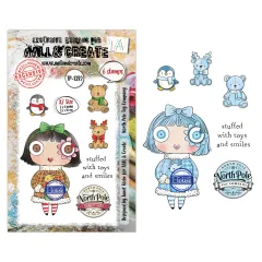 Clear Stamps Nr. 1392 - Season Of Sparkle - North Pole Toy Company by Janet Klein