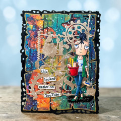 Clear Stamps Nr. 1435 - Dee Infiltered - DIY Dee by Janet Klein