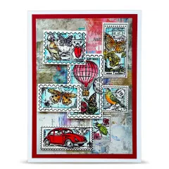 Clear Stamps Nr. 1443 - Dispatch Transit - Miniature Postage Stamps by Autour De Mwa & Co