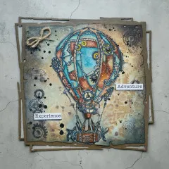 Clear Stamps Nr. 1454 - Gearlight Core - Sky Mechanism by Autour De Mwa & Co