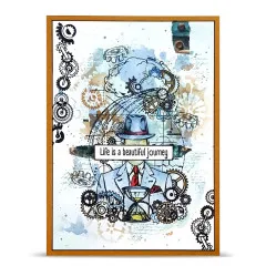 Clear Stamps Nr. 1454 - Gearlight Core - Sky Mechanism by Autour De Mwa & Co