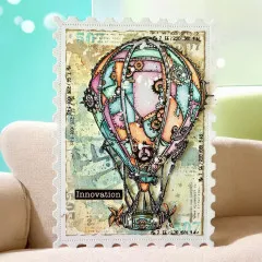 Clear Stamps Nr. 1454 - Gearlight Core - Sky Mechanism by Autour De Mwa & Co