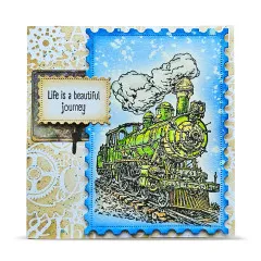 Clear Stamps Nr. 1455 - Gearlight Core - Enjoy the Ride by Autour De Mwa & Co