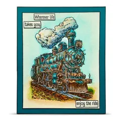 Clear Stamps Nr. 1455 - Gearlight Core - Enjoy the Ride by Autour De Mwa & Co