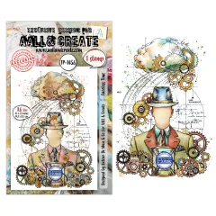 Clear Stamps Nr. 1456 - Gearlight Core - Faceless Time by Autour De Mwa & Co