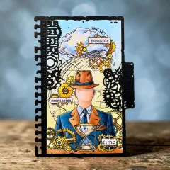 Clear Stamps Nr. 1456 - Gearlight Core - Faceless Time by Autour De Mwa & Co