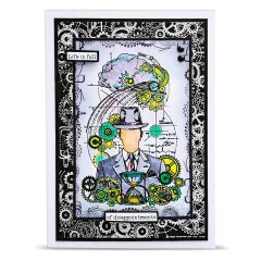 Clear Stamps Nr. 1456 - Gearlight Core - Faceless Time by Autour De Mwa & Co