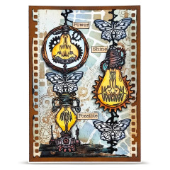 Clear Stamps Nr. 1458 - Gearlight Core - Coglight Relics by Autour De Mwa & Co