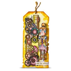 Clear Stamps Nr. 1459 - Gearlight Core - Clockwork Core by Autour De Mwa & Co
