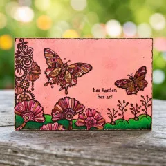 Clear Stamps Nr. 1461 - Cercle De Couleurs - Frise Pendentifs by Azoline