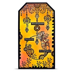 Clear Stamps Nr. 1461 - Cercle De Couleurs - Frise Pendentifs by Azoline