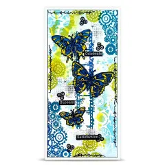 Clear Stamps Nr. 1461 - Cercle De Couleurs - Frise Pendentifs by Azoline