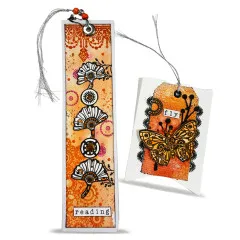 Clear Stamps Nr. 1462 - Cercle De Couleurs - Papillons by Azoline