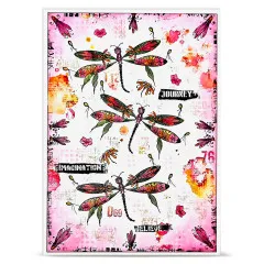 Clear Stamps Nr. 1466 - Aether Dragonfly - Glassbound Dragonfly by Soizic