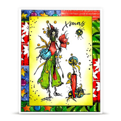Clear Stamps Nr. 1470 - Dreaming Carols - Aerial Carol by Soizic