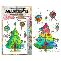 Clear Stamps Nr. 1471 - Dreaming Carols - Floating Fir by Soizic