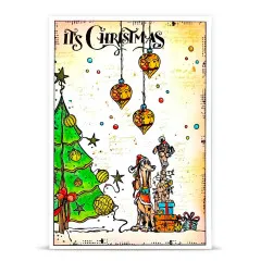 Clear Stamps Nr. 1471 - Dreaming Carols - Floating Fir by Soizic