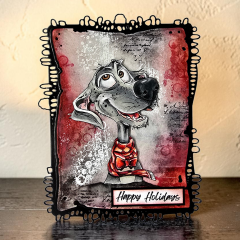 Clear Stamps Nr. 1493 - Festive Friends - Merry Woofmas by Autour De Mwa & Co
