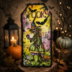 Clear Stamps Nr. 1505 - Whispers of Halloween - Wicked Chores by Autour De Mwa & Co