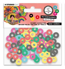 Art by Marlene - Color Confetti Hole-Reinforcements