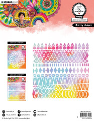 Art By Marlene - Mask / Stencil - Pretty Shapes