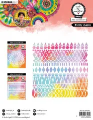 Art By Marlene - Mask / Stencil - Pretty Shapes