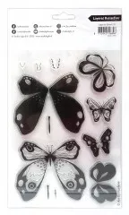 Art By Marlene - Clear Stamps - Layered Butterflies