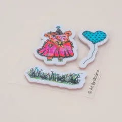 Art by Marlene - Cling Stamps - Sweetie Pie