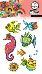 Art By Marlene - Clear Stamps - Sea Creatures