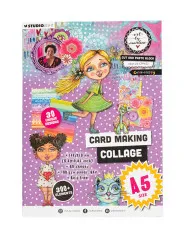 Art by Marlene - A5 Cut and Paste Block - Color-Happy