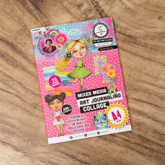 Art by Marlene - A4 Cut and Paste Block - Color-Happy