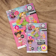 Art by Marlene - A4 Cut and Paste Block - Color-Happy