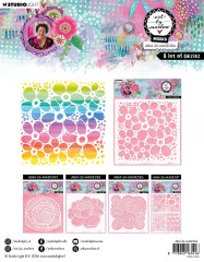 Art By Marlene - Mask / Stencil - A Lot of Daisies