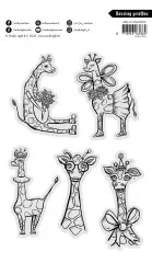 Art By Marlene - Clear Stamps - Dazzling Giraffes