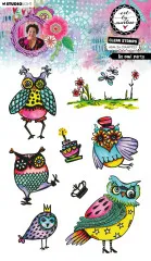 Art By Marlene - Clear Stamps - An Owl Party